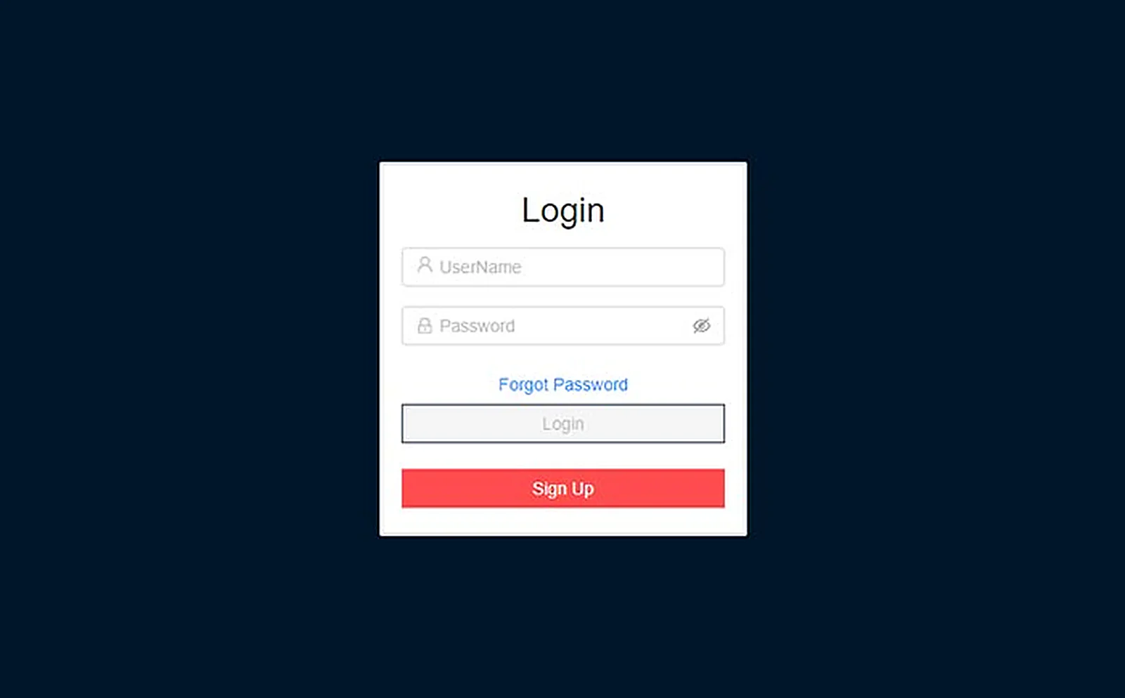 SaaS BI Application delivered interface, screen 2