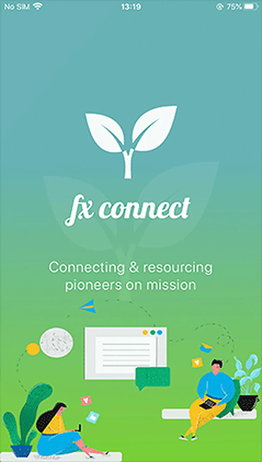 Fresh Expressions US delivered interface, screen 1