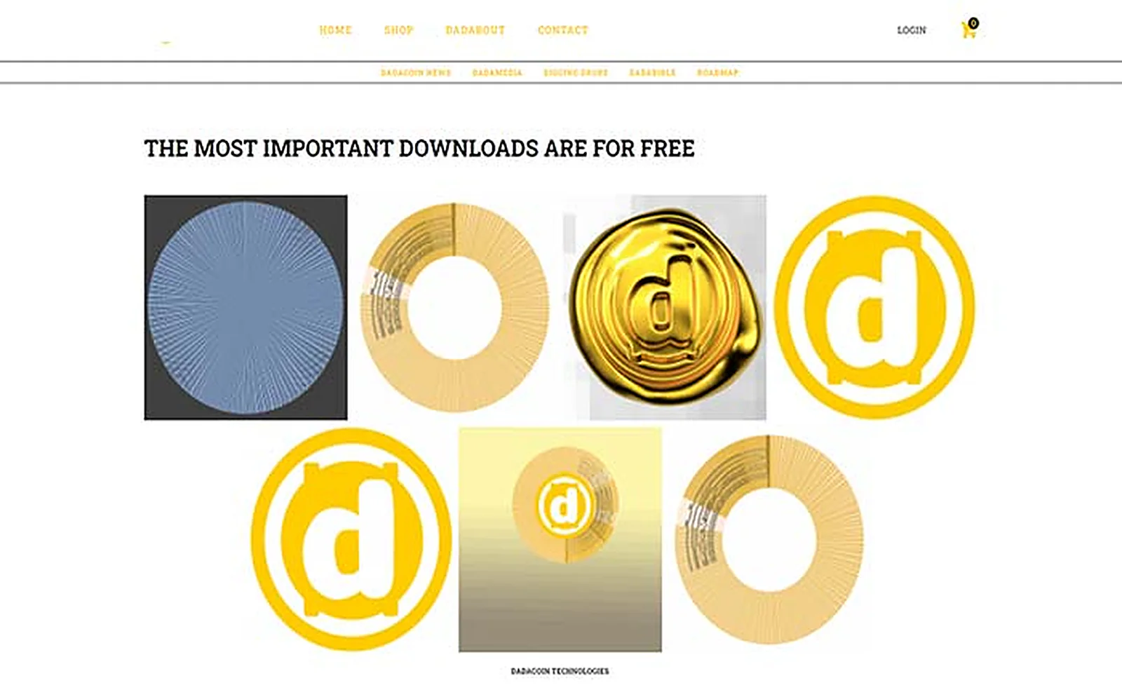 Art and Crypto Platform delivered interface, screen 4