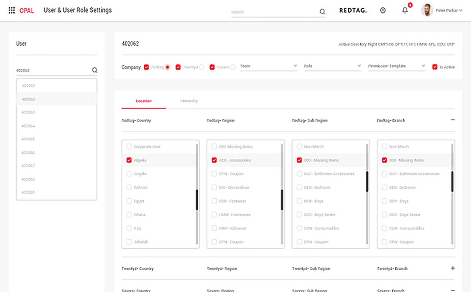 Retail Ecommerce Brand delivered interface, screen 3