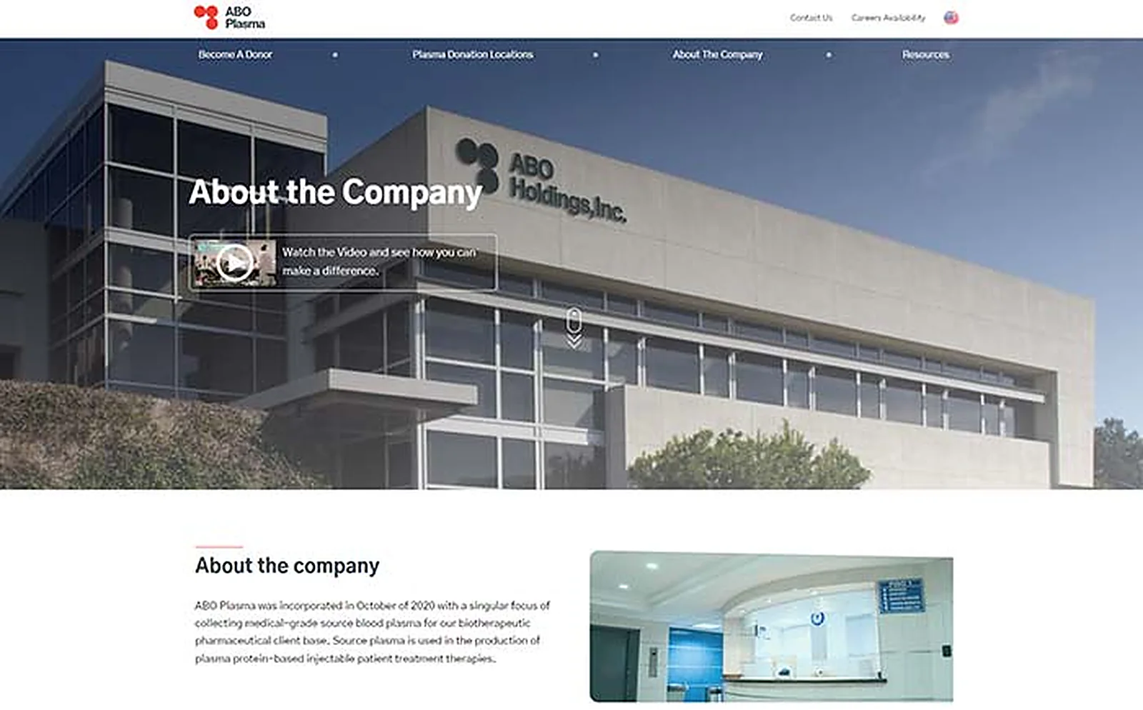 ABO Holdings delivered interface, screen 3