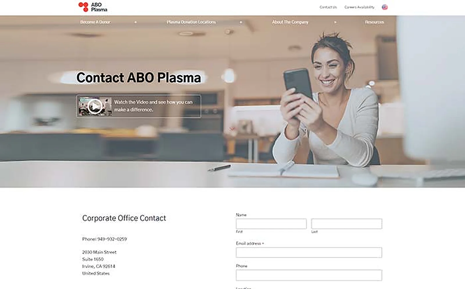 ABO Holdings delivered interface, screen 5