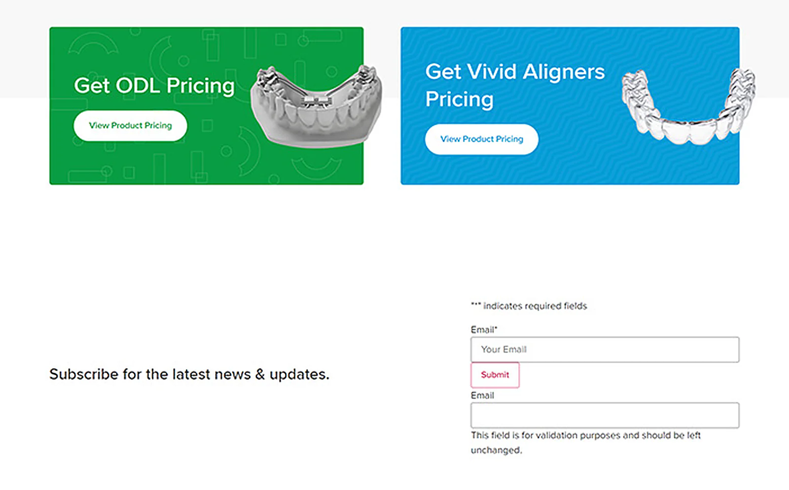 Orthodontic Appliance Maker delivered interface, screen 3