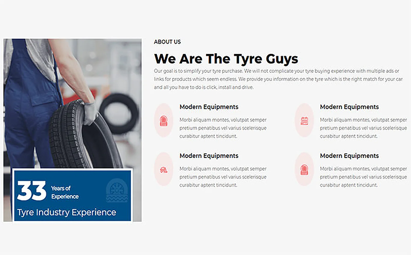 Tyre Guy delivered interface, screen 4