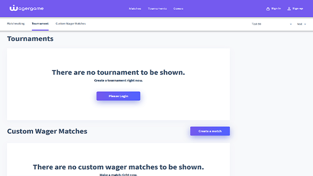 eSports Platform delivered interface, screen 5