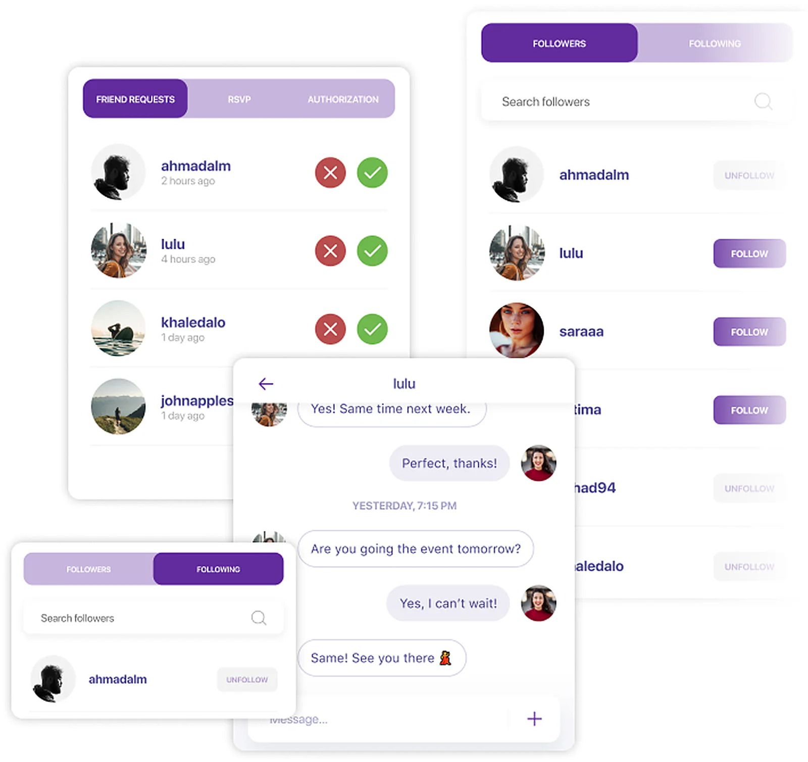 Event Management Platform delivered interface, screen 4