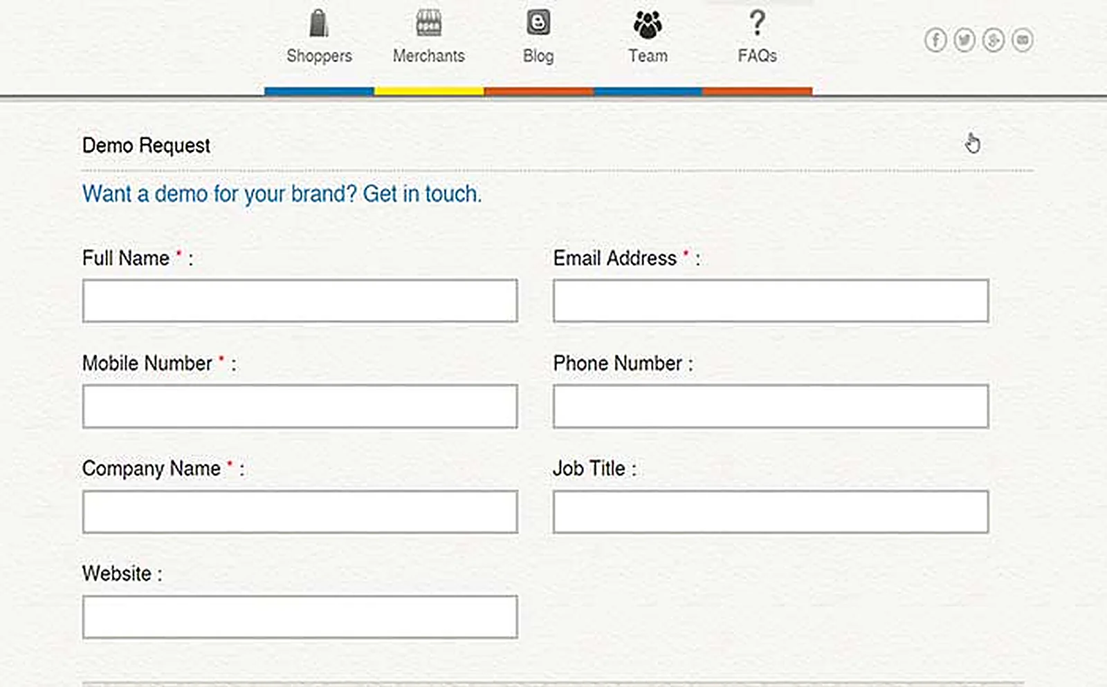 InLoyal delivered interface, screen 2