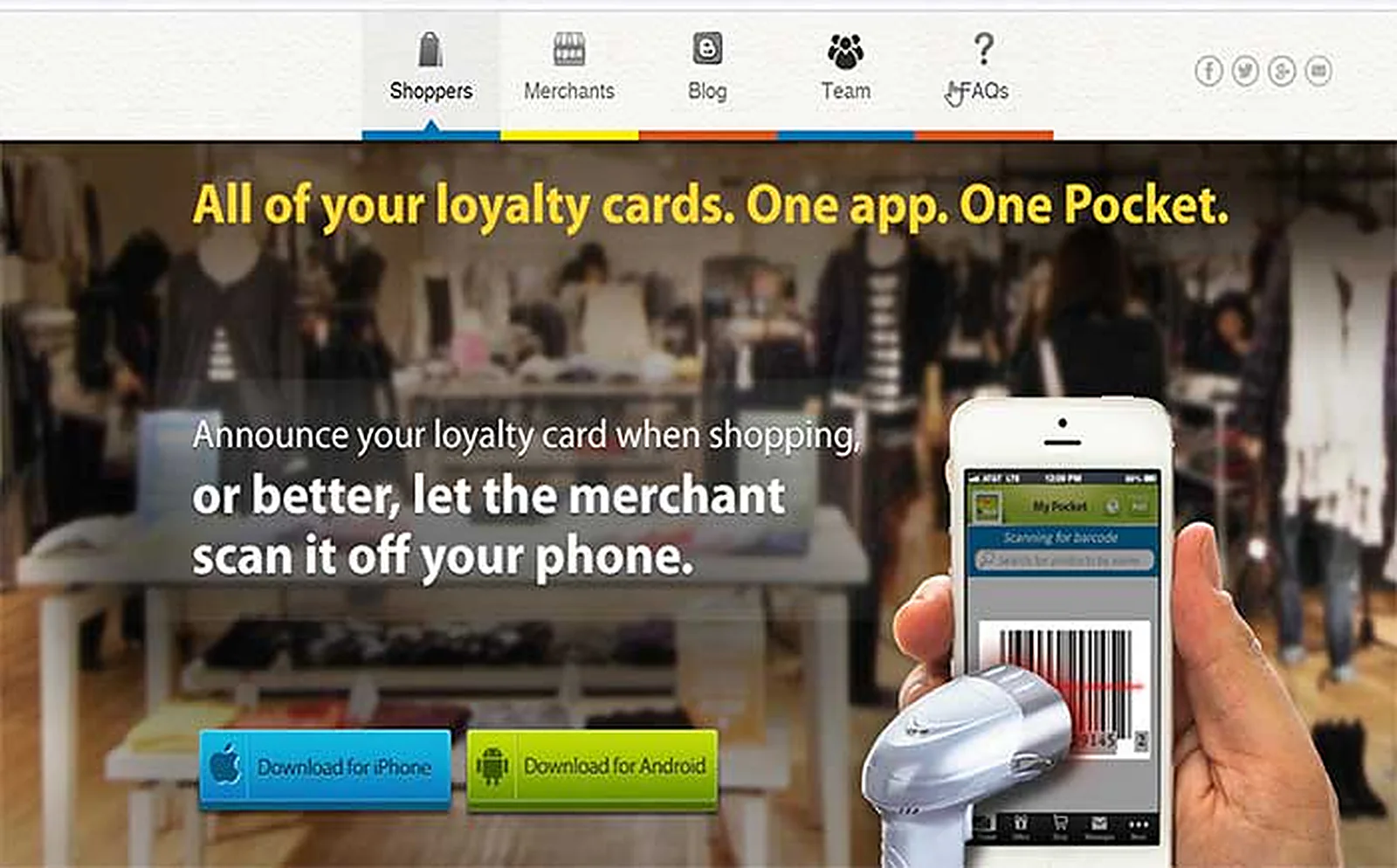 InLoyal delivered interface, screen 4
