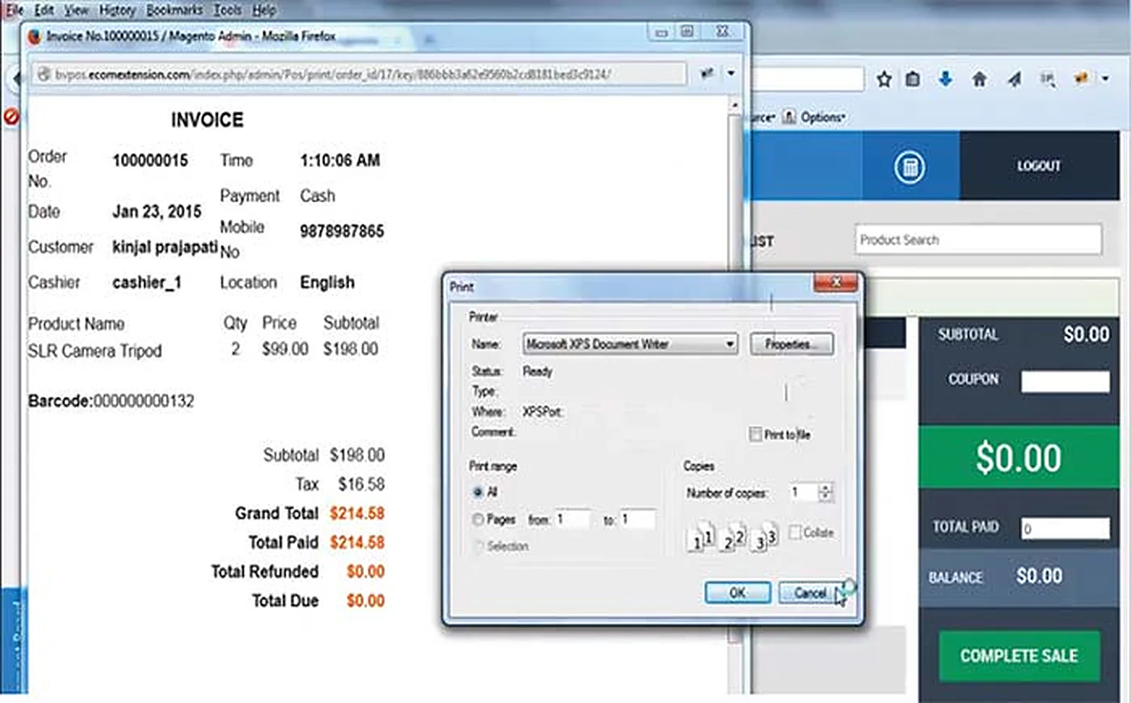 Global Telecom Provider delivered interface, screen 3