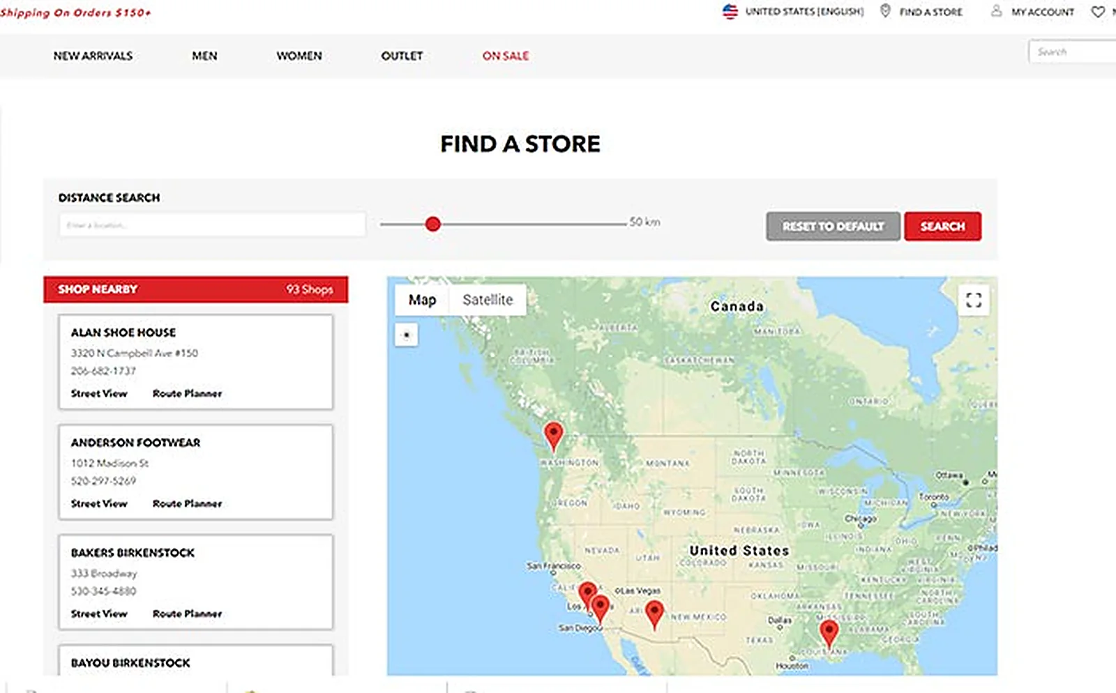 Singapore Fashion and Lifestyle Brand delivered interface, screen 2