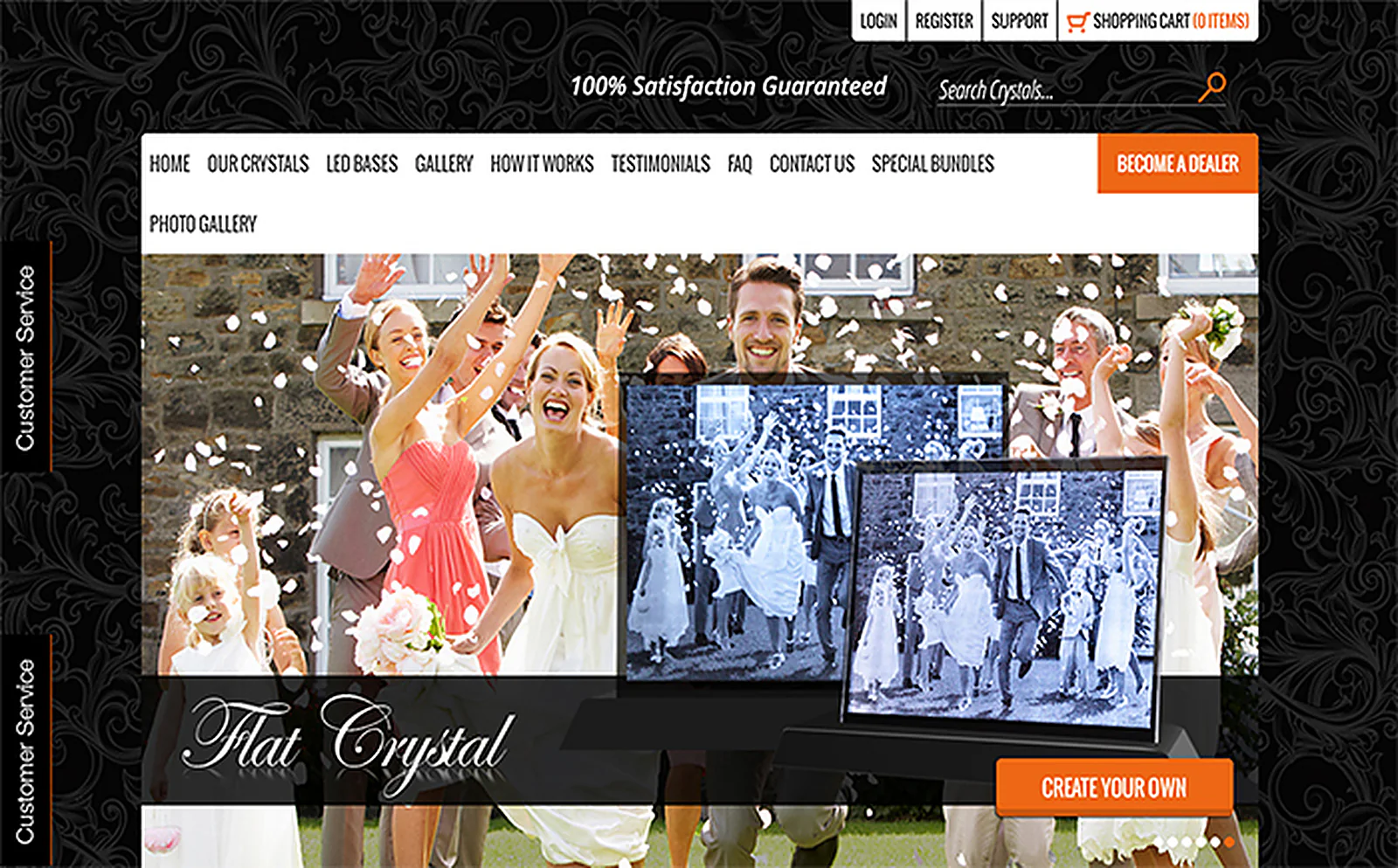 Home Furnishings Retailer delivered interface, screen 1