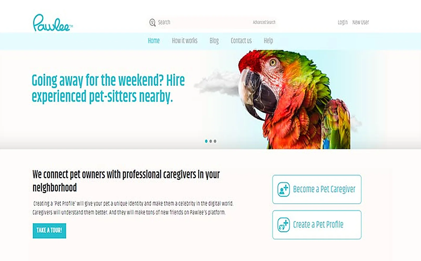 Pawlee delivered interface, screen 4