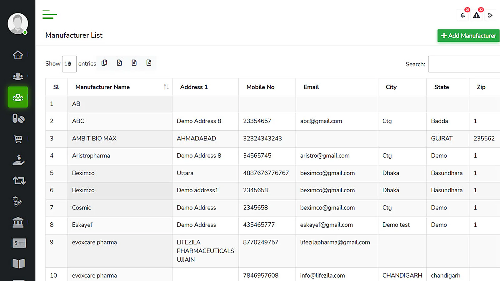 Pharmacy POS delivered interface, screen 4
