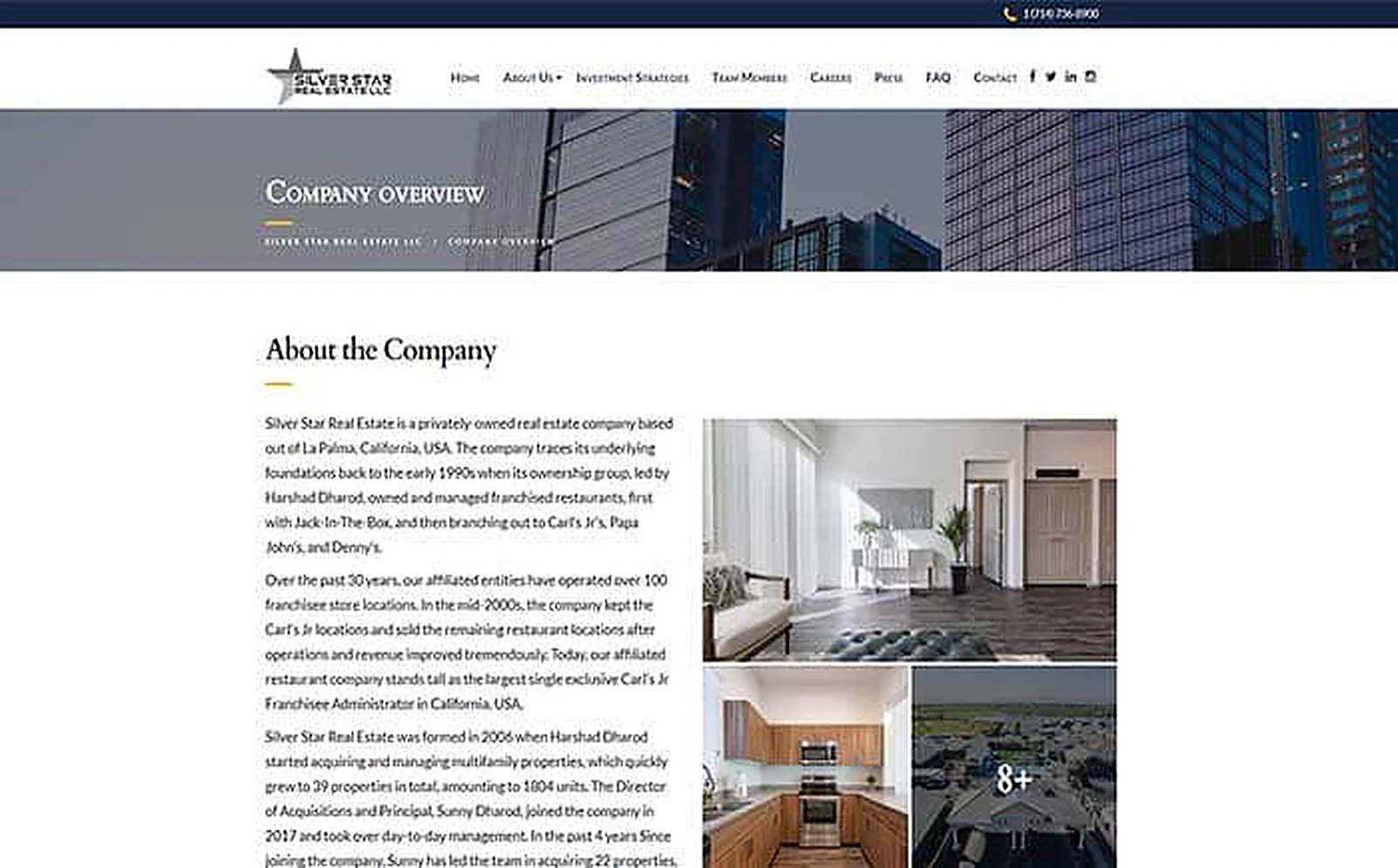 Real Estate Firm delivered interface, screen 3