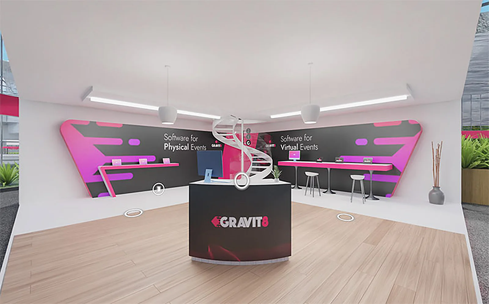 Virtual Event Platform delivered interface, screen 4