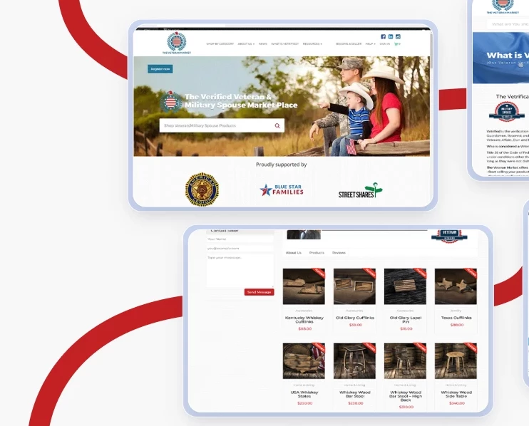 A multi-vendor marketplace for veterans case study