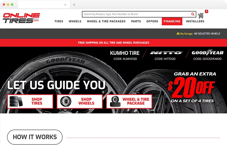 Wheel and tire marketplace