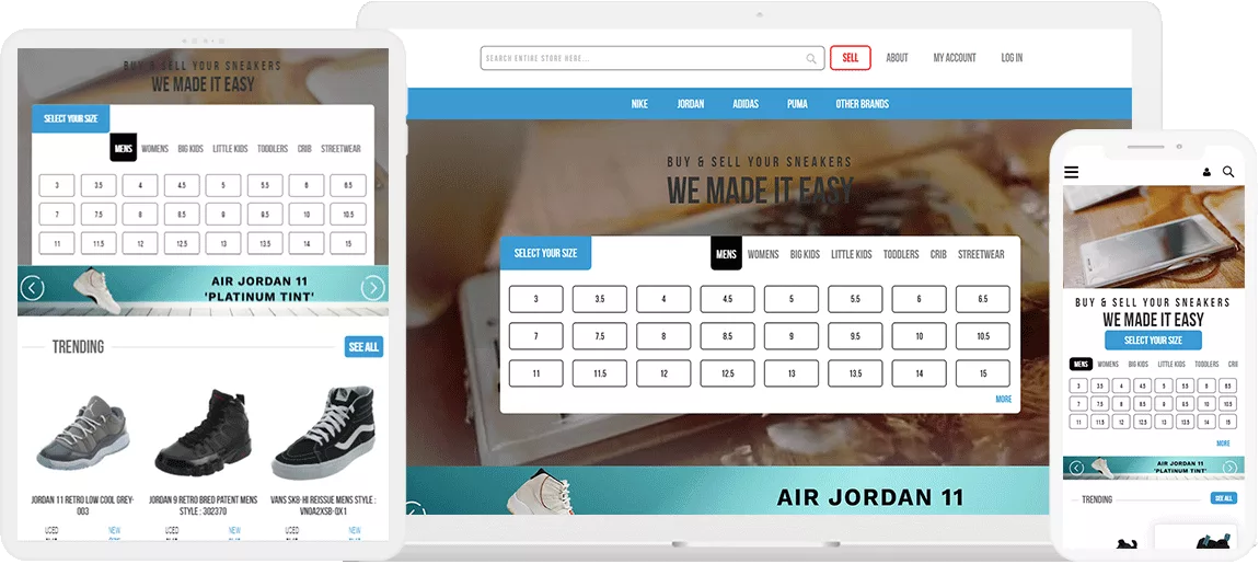 3D AR retail shoes app