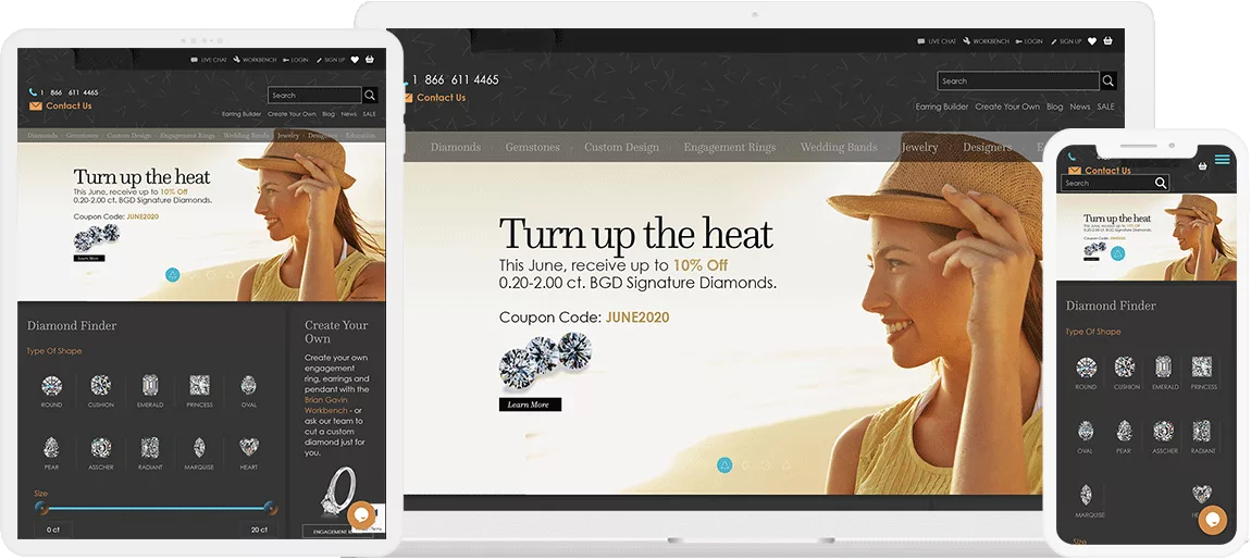 Omnichannel diamond retail ERP