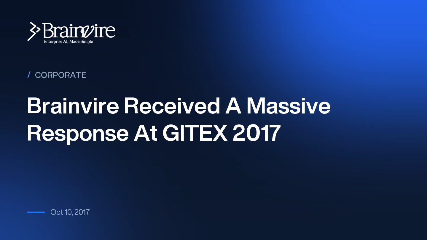 Brainvire Received A Massive Response At GITEX 2017