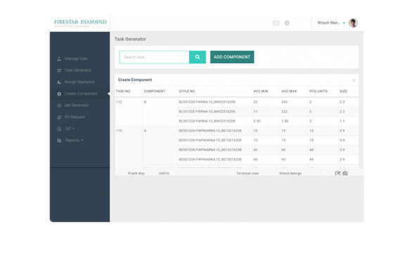 Development of a web app