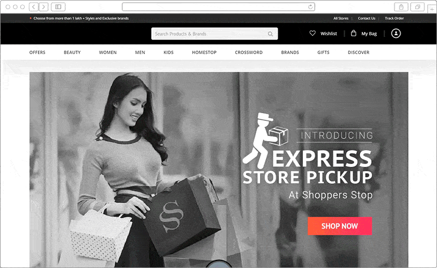 Magento Enterprise based online shop for the fashion industry in Asia