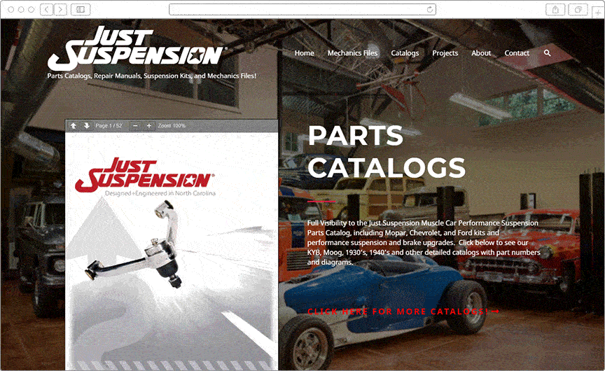 Magento E-Commerce store for suspension &amp; steering parts based in USA