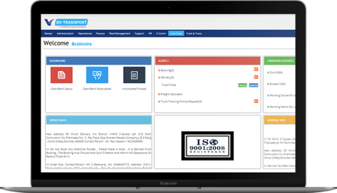 ERP Application with Mobility for Logistics Group