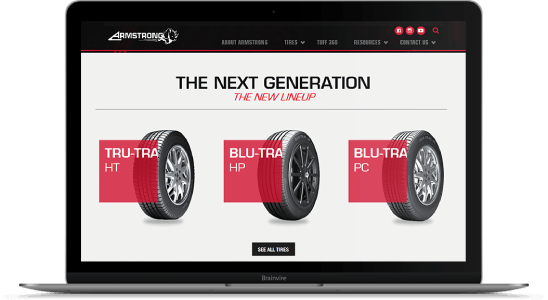 Complete UX Oriented Responsive Website for Leading Tire Supplier