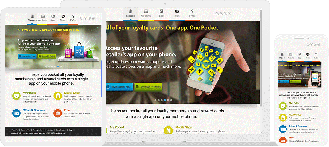 Loyalty pocket solution for retailers