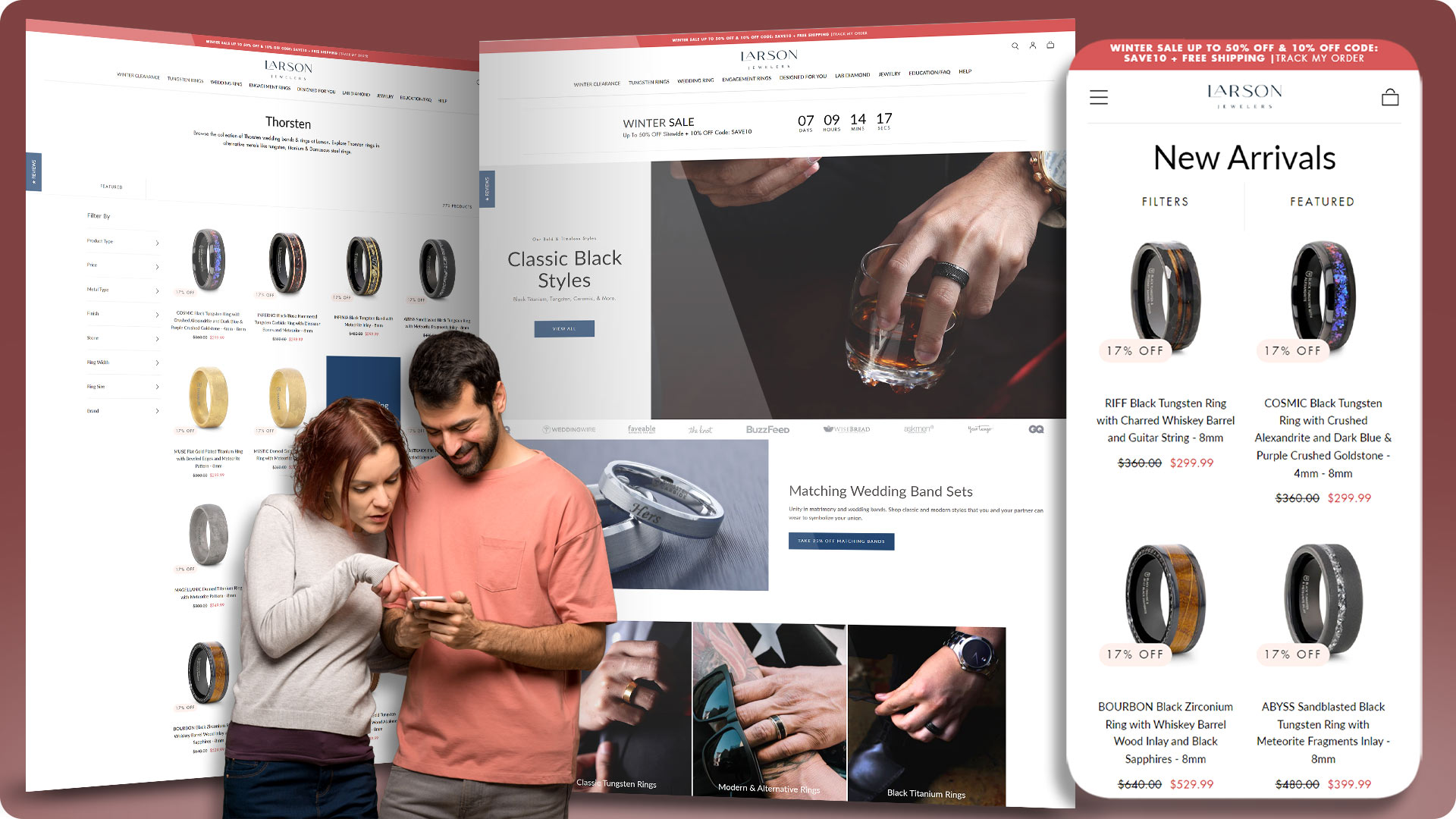 Adobe Integration for Larson Jewellers