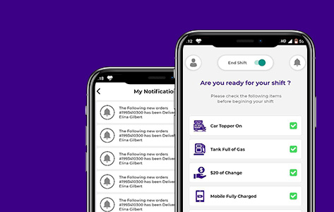 Feature-Rich Mobile App for Food Delivery Agents