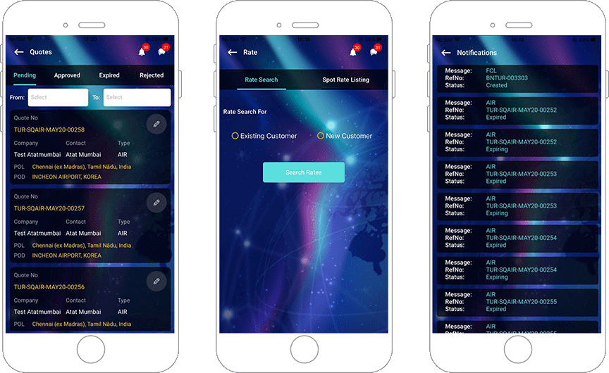 Freight Management Mobile Application to improve the Logistics Performance Index