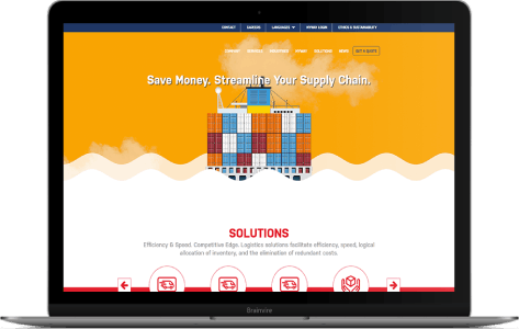 Multi-Domain CMS and Website Development for Logistics Service Provider