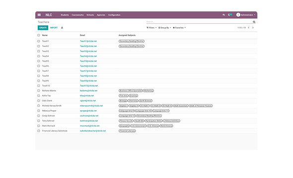 Importing student data from Canvas to Odoo