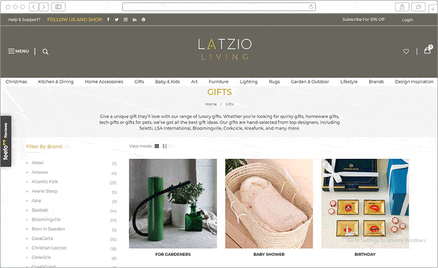 Latzio Goes Online with Ecommerce &amp; ERP Solution