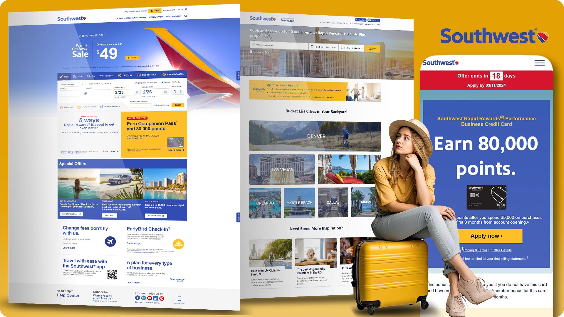 Southwest Airlines Website Redesign