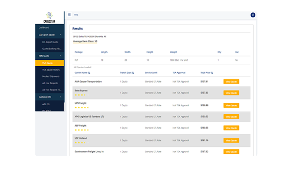 Update their warehouse and routes dynamically