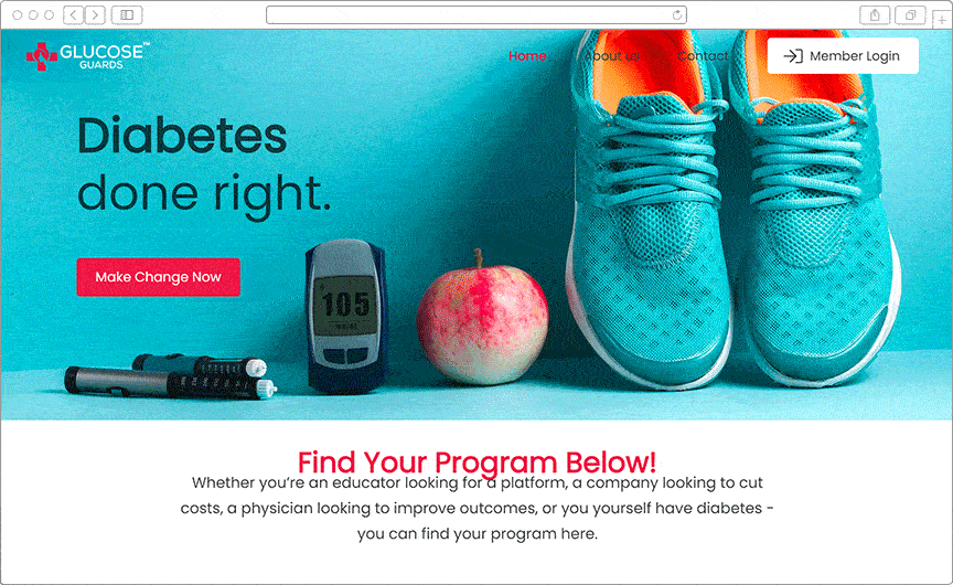 Healthcare Website Assists Diabetic People