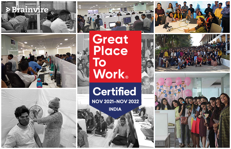 Brainvire is Honored with the Prestigious Title of  Great Place to Work