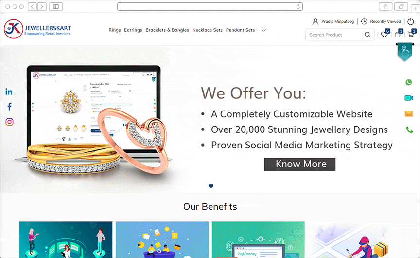 Website Enhancement Engages JewellersKart Visitors