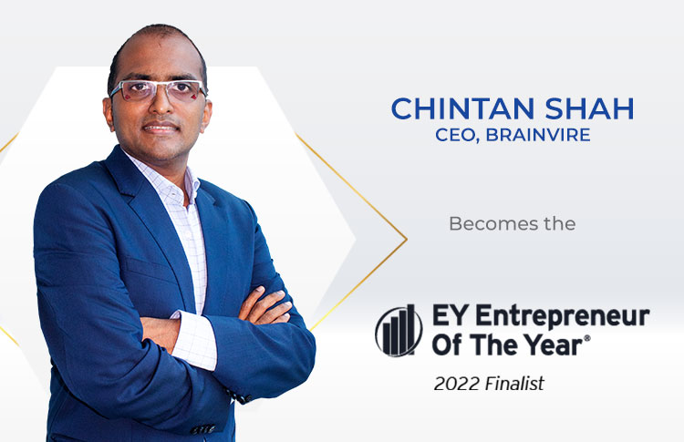 EY Announces Chintan Shah, CEO of Brainvire as an Entrepreneur Of The Year® 2022 Central Plains Award Finalist