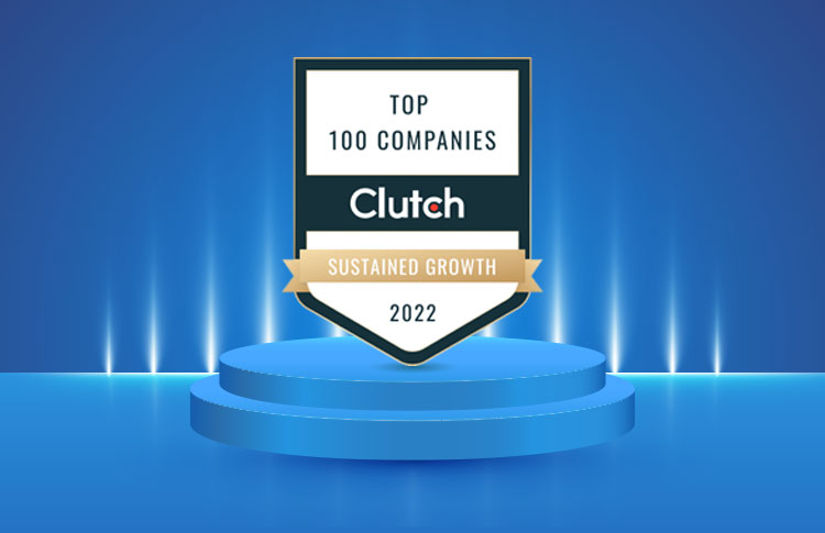 Brainvire Ranks Among the Clutch Top 100 Sustained Growth Companies in 2022