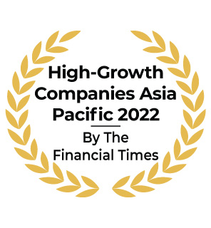 High growth company of Asia Pacific 2022 by Financial Times