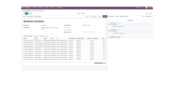 Package Management and Invoicing