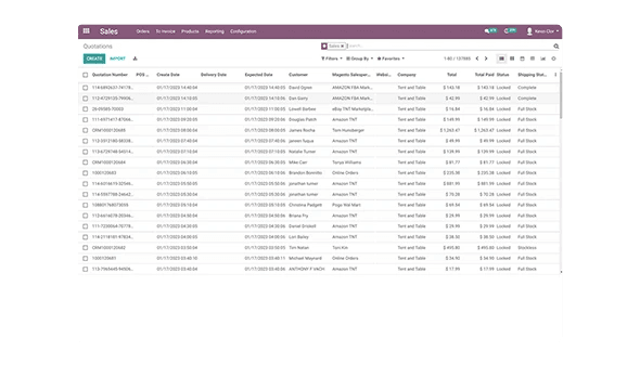 Manage Inventory System: 