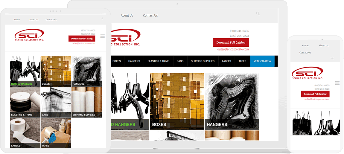 BigCommerce Website For A Sewing Supplier