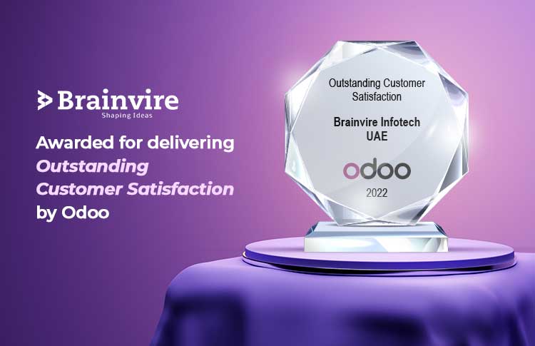 ODOO HONORS BRAINVIRE WITH THE OUTSTANDING CUSTOMER SATISFACTION AWARD