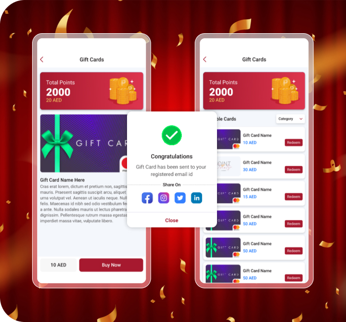 Integrated Gift Card Functionality Into the Platform