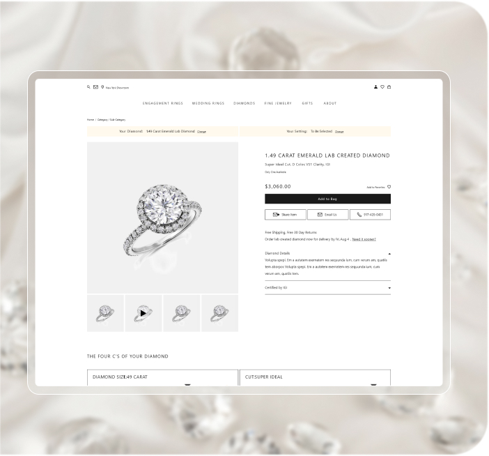 Essential Details of 4C Diamonds Purchases